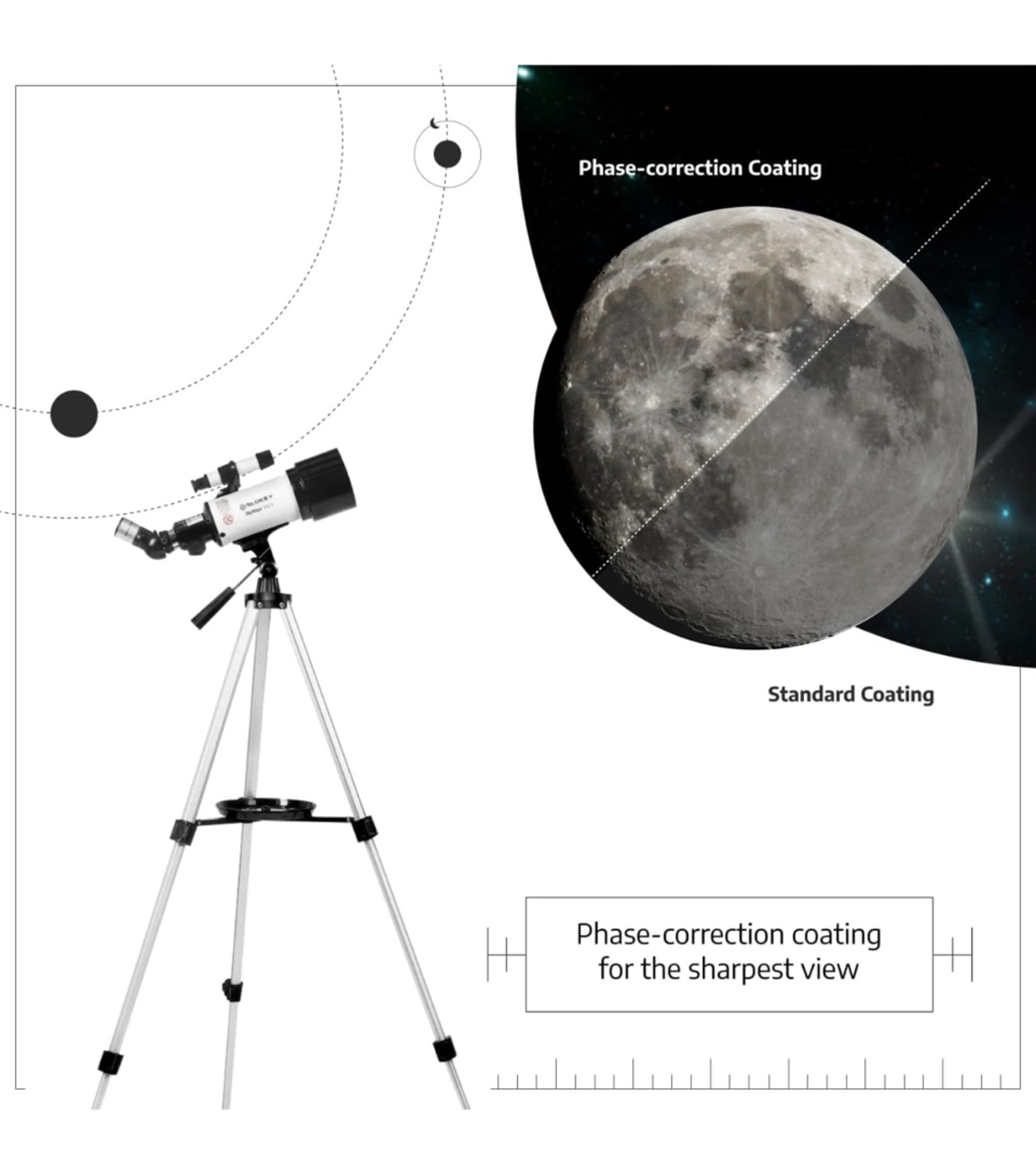 Slokey 40070 SKYWAYS TELESCOPE FOR ASTRONOMY WITH ACCESSORIES (NEW) - AMAZON PRICE Â£129.99! - Image 9 of 9