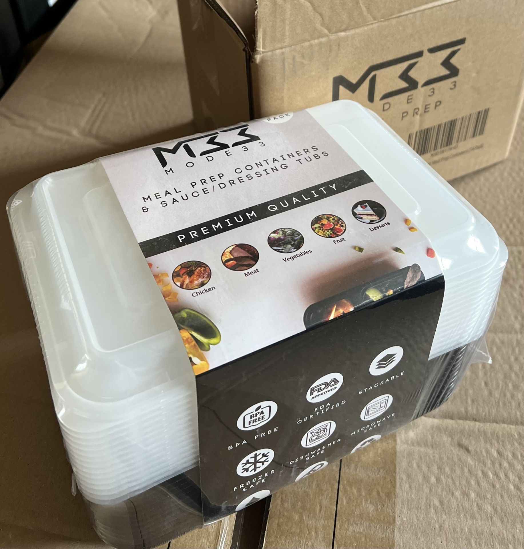 5 x   Mode33 14 x Premium Meal Prep Containers - RRP AMAZ Â£94.95 !