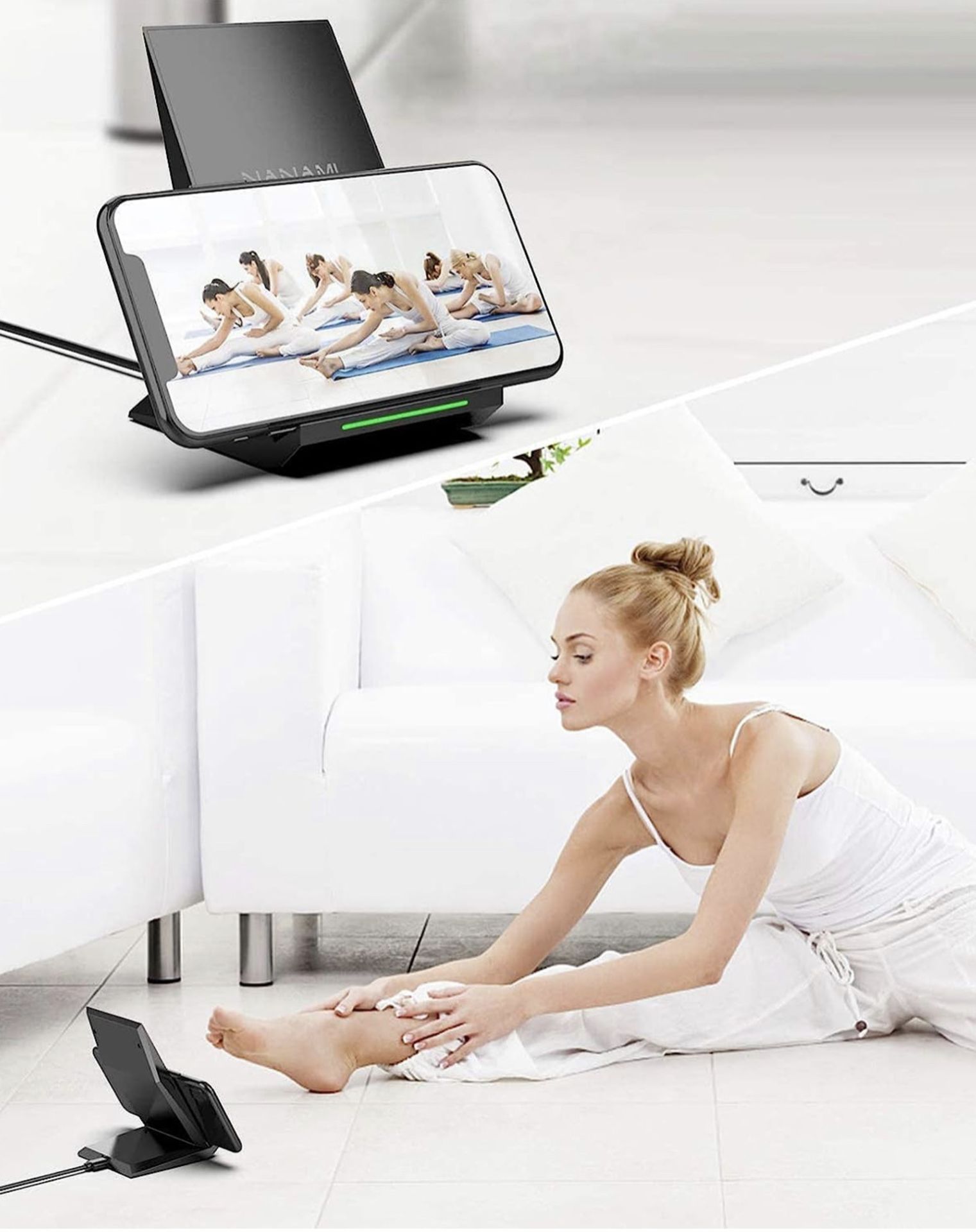 Quick Charge Wireless Charger 2.0 Two Coil  - (NEW) - RRP Â£17.99 ! - Image 8 of 8