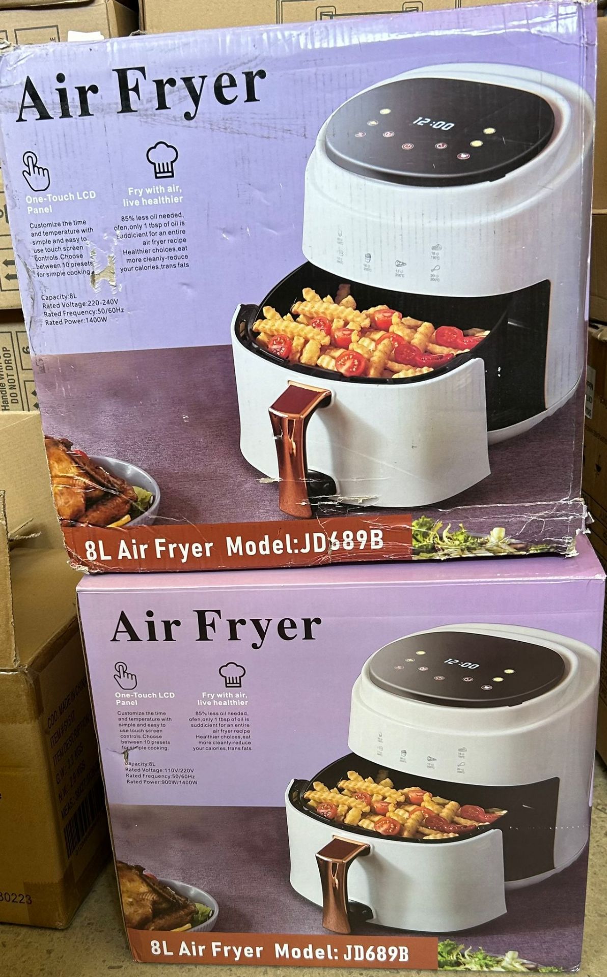 RAW RETURN - 6 x Untested, Boxed Air Fryers - Untested Store Returns