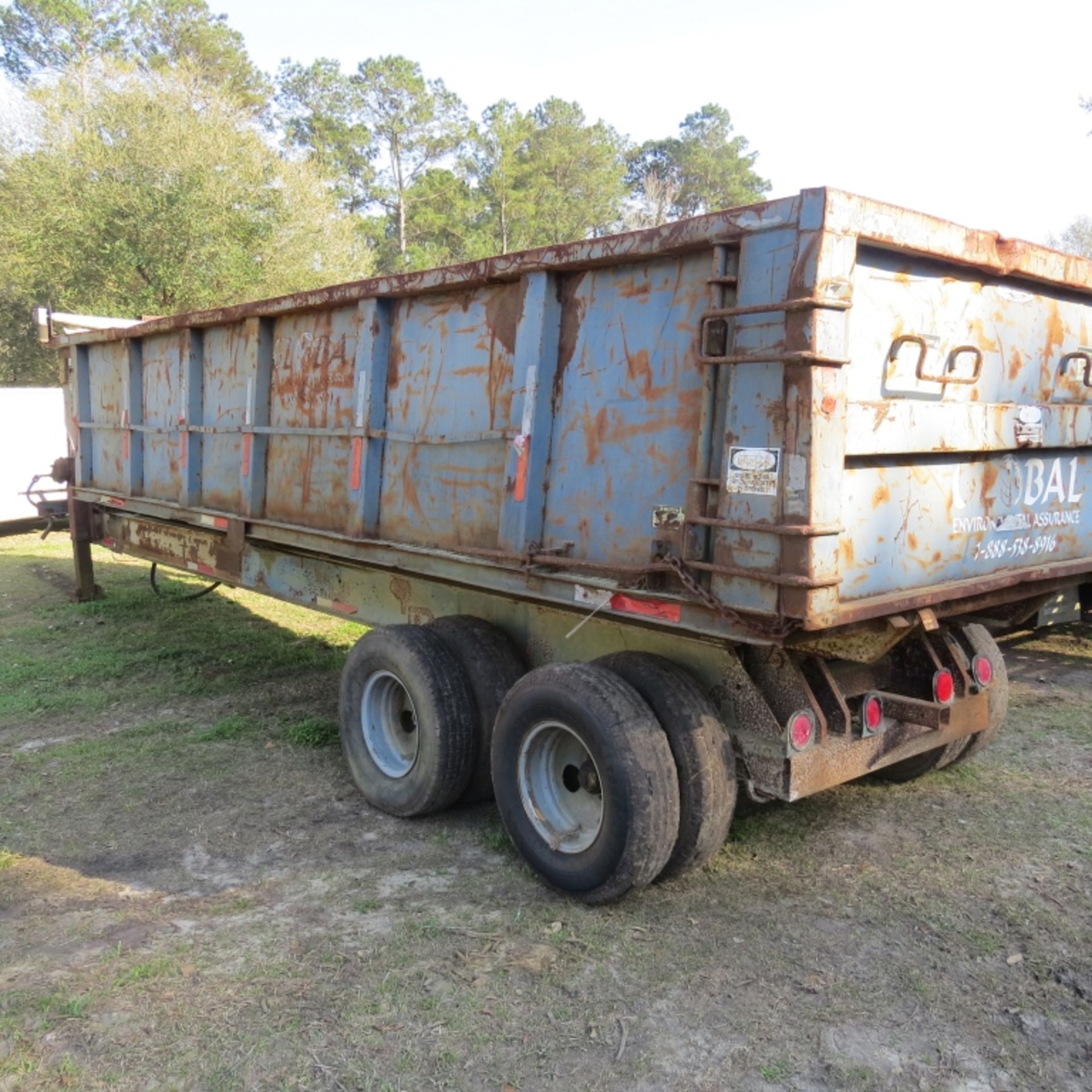 Stoll Trailer Gooseneck w/homemade dump body Self contained Predator Motor 24R02937 - Image 6 of 8