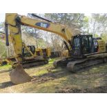 2017 CAT 326FL Excavator Cab A/C 48" Bucket & CAT Thumb 6334 hours showing Auxillary Hydraulics S/N: