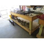 Heavy Duty Wooden Shop Table 8x3x3