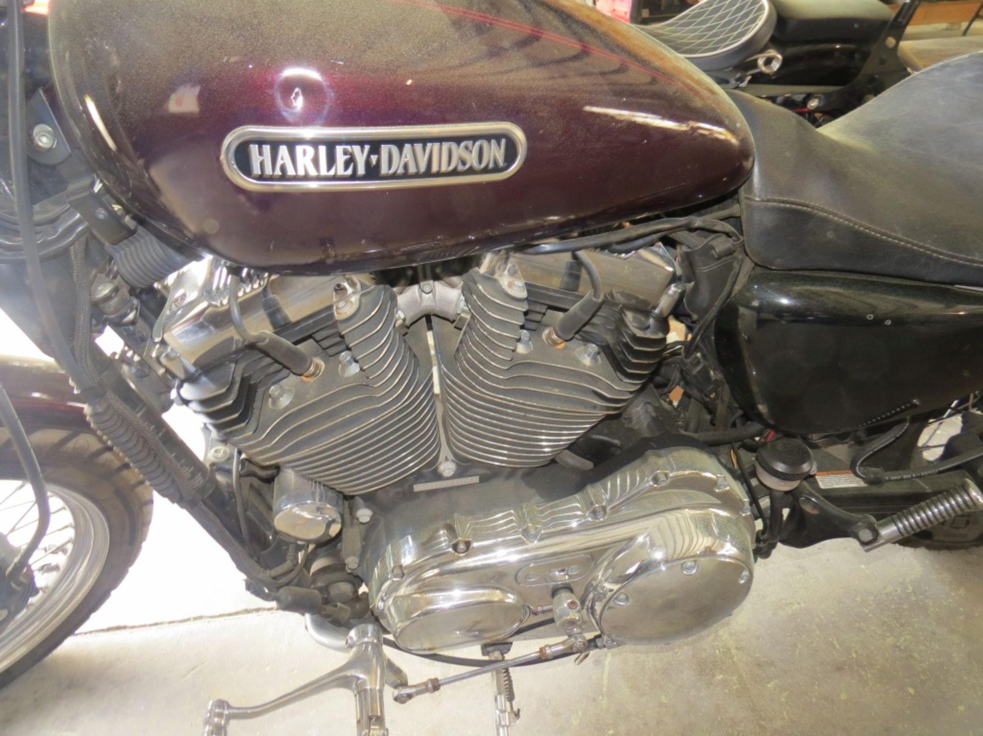 2007 Harley Davidson Sporster XL1200 VIN: 1HD1CX3137K443104 Glittery Garnet in color 16,000 miles - Image 11 of 12