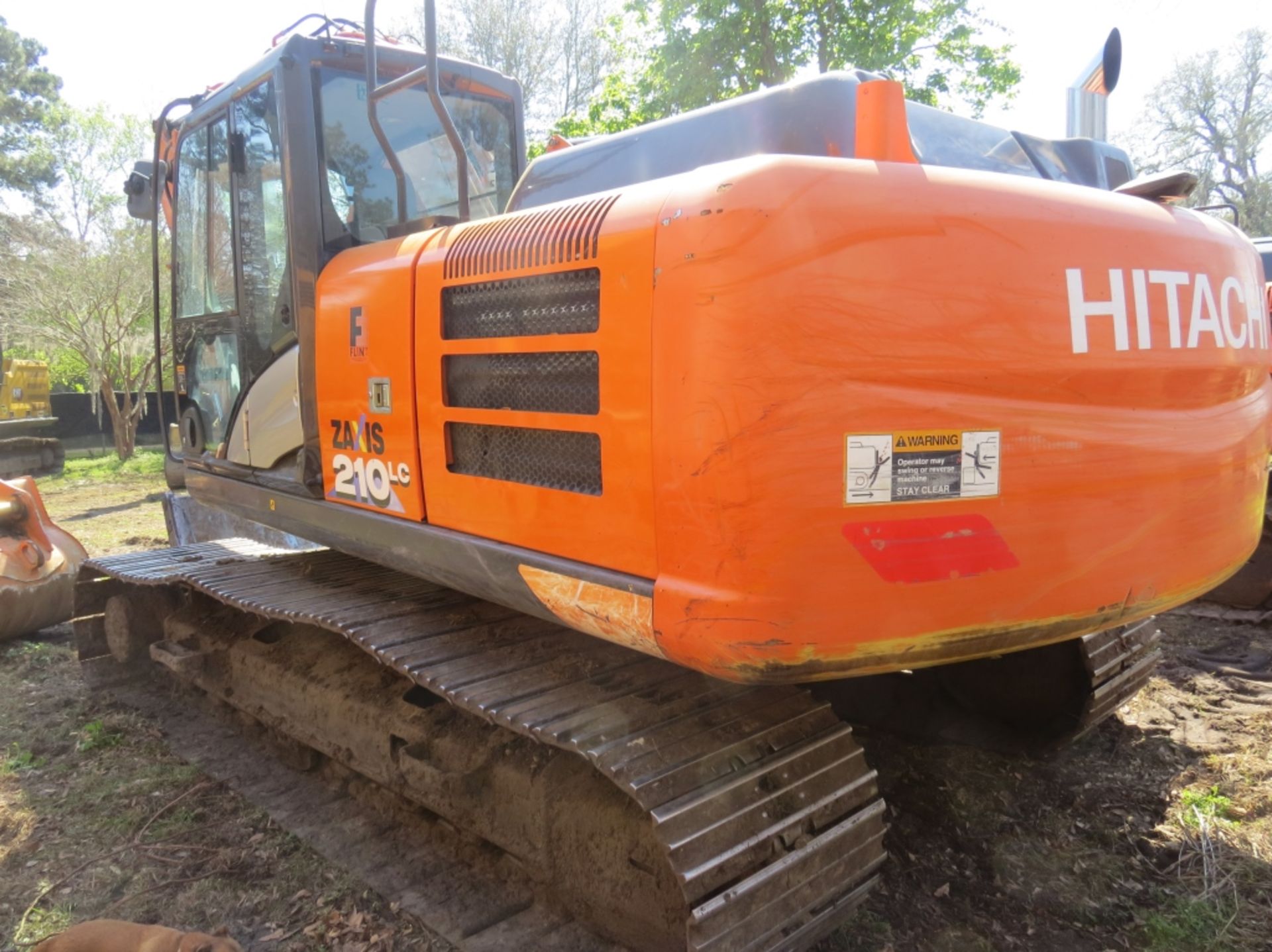 2019 Hitachi ZX210LC-6N Cab A/C 48" Bucket selling with the machine *DE RAKE SELLING SEPARATE ( - Image 8 of 27