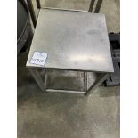 Stainless steel table