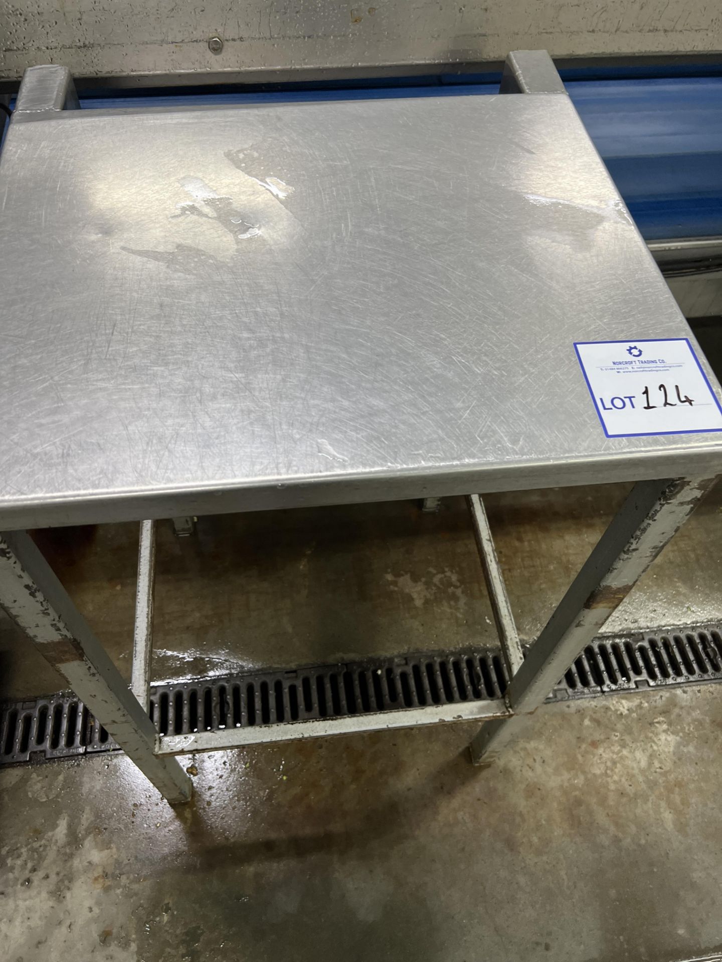 Stainless steel table