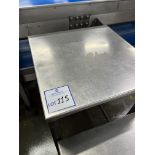 Stainless steel table