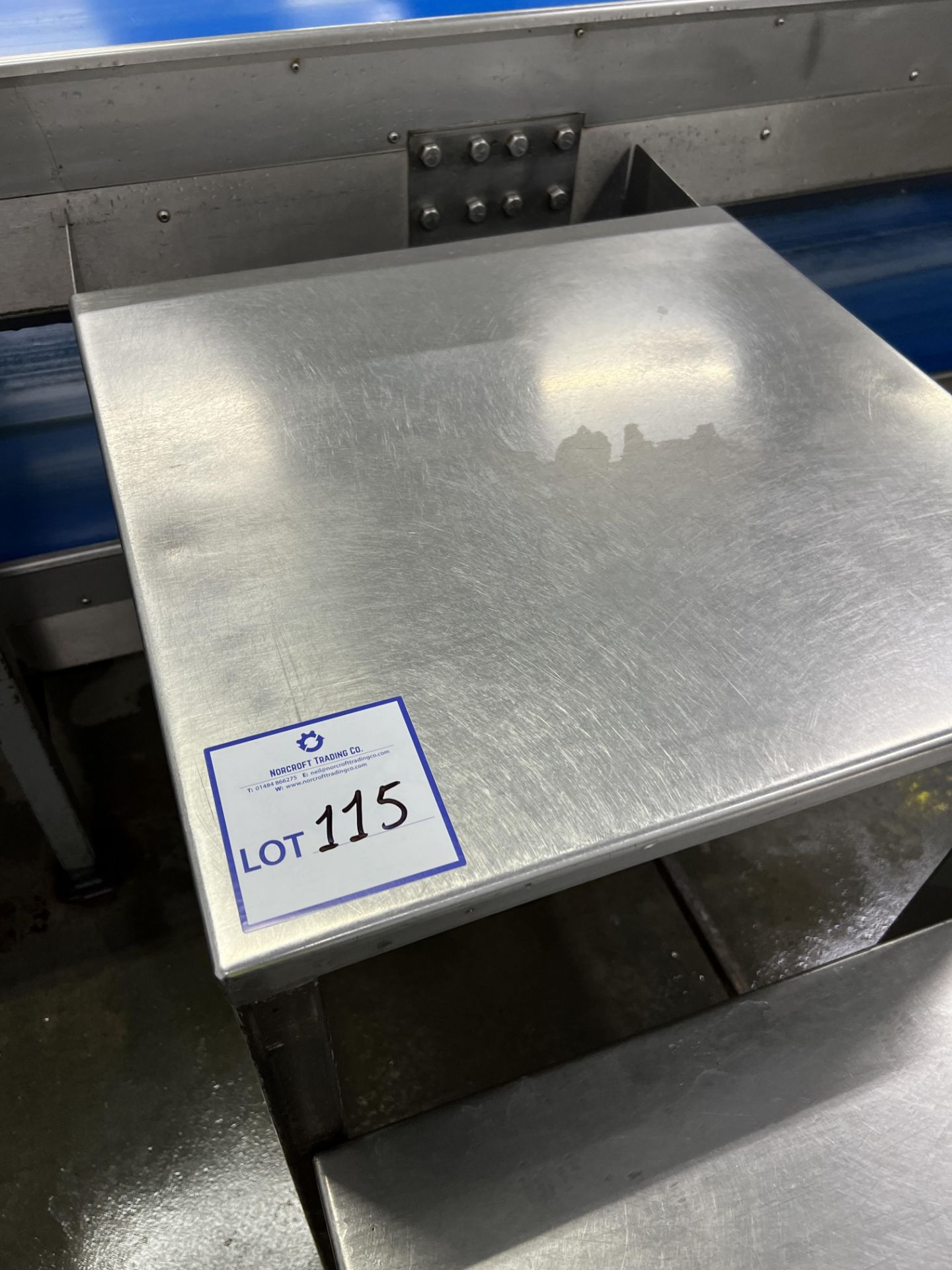 Stainless steel table