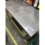 Stainless steel table