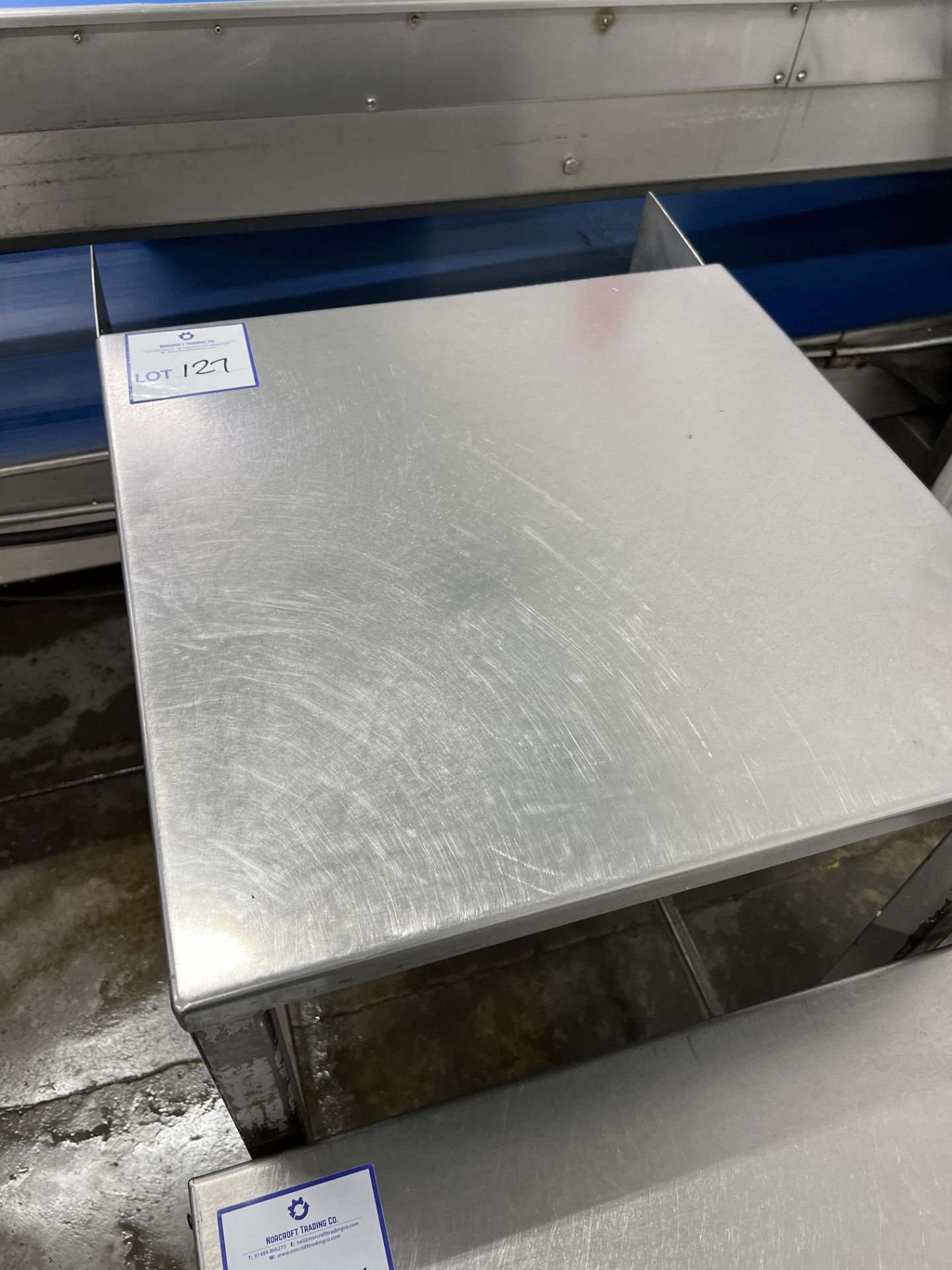 Stainless steel table