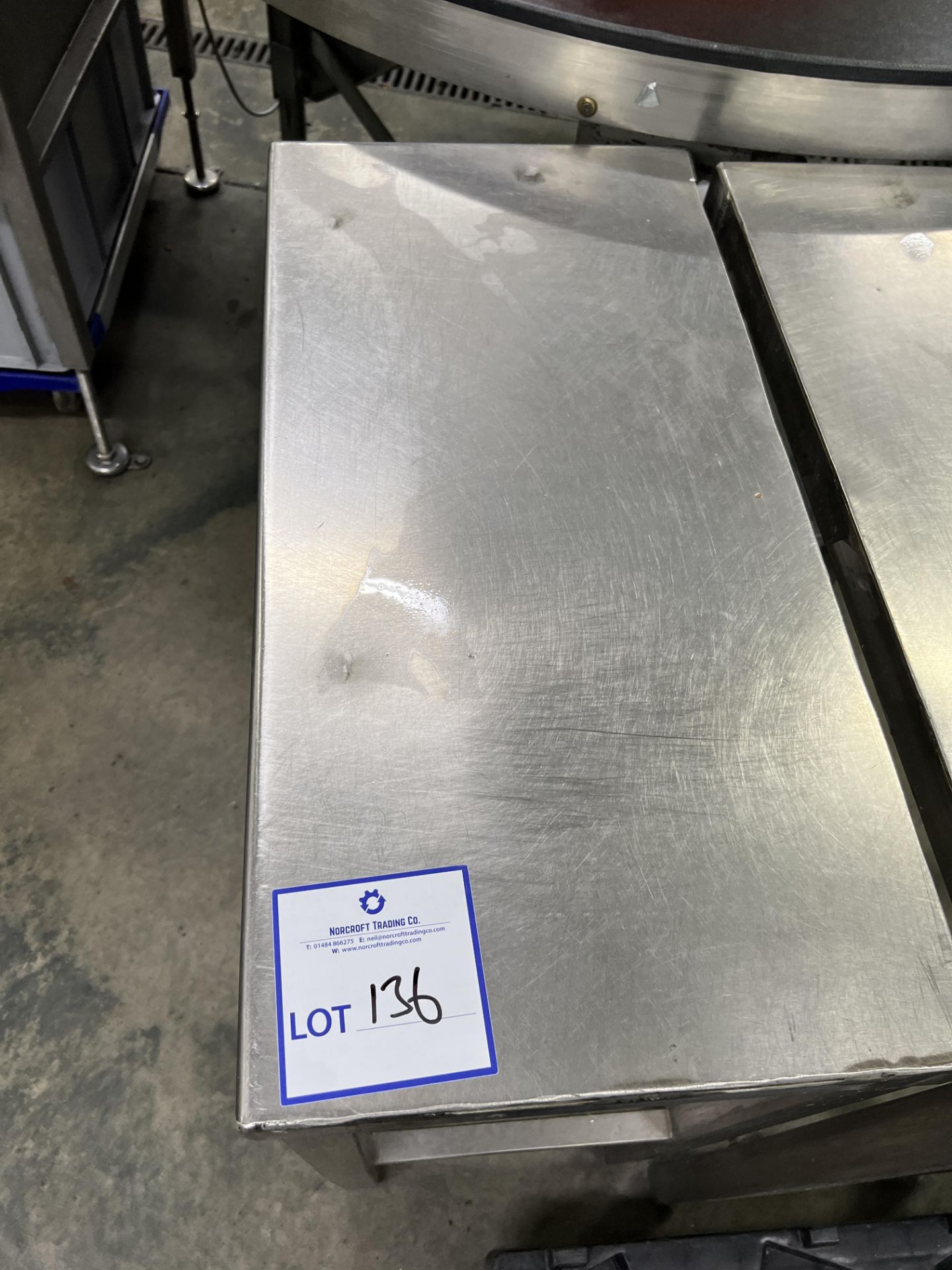 Stainless steel table