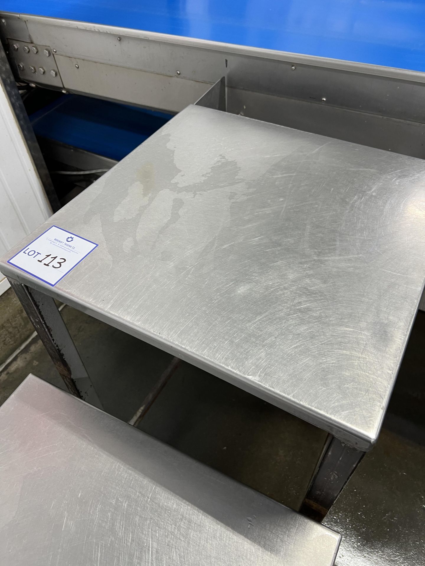 Stainless steel table