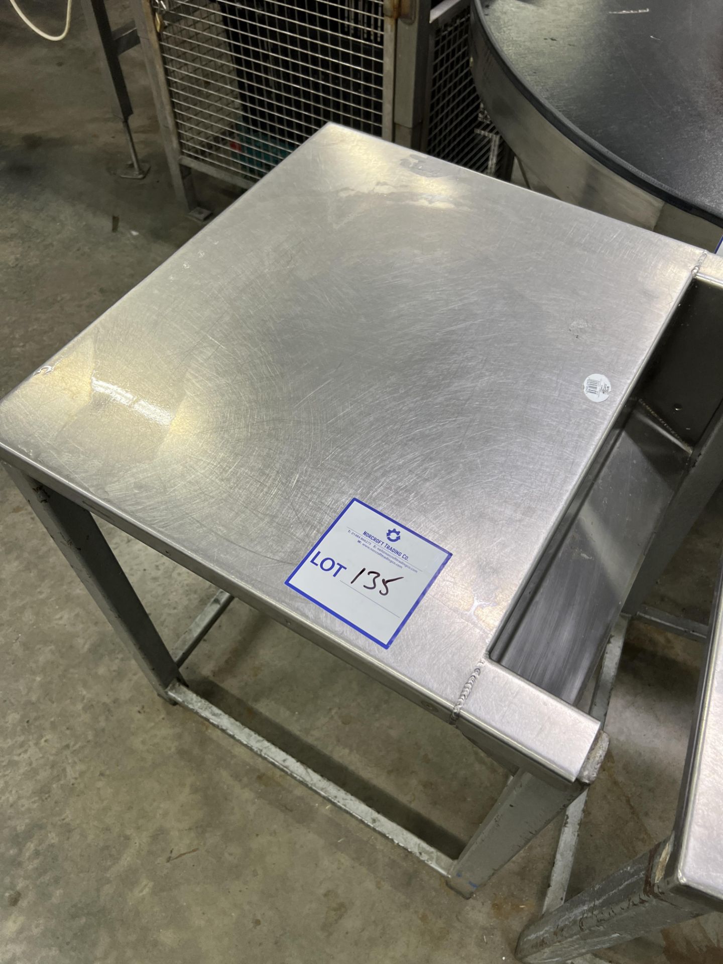 Stainless steel table