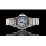 Cartier - Cartier Santos, Damen, Ronde, 22 x 22 mm, Gewicht 49 g.,in Box