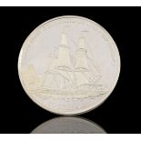 Silbermünze 1 Kg 999 Feinsilber, 2001, Solomon Islands, Elizabeth II. 50 Dollars, Joseph Bruny D´En