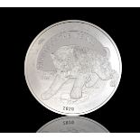 Silbermünze 1 Kg 999 Feinsilber, 2020, Giants of the Ice Age, limitiert 0800/1000 - Republic of Gha