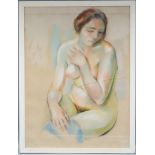 Pastell vom Künstler " Walter TANCK (1894-1954) " Akt einer Frau