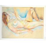 Pastell vom Künstler " Walter TANCK (1894-1954) " Akt einer Frau