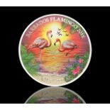 Silbermünze 1 Kg 999 Feinsilber, 2018, Barbados Flamingo ,Limitiert 42/99, 25 Dollars Barbados