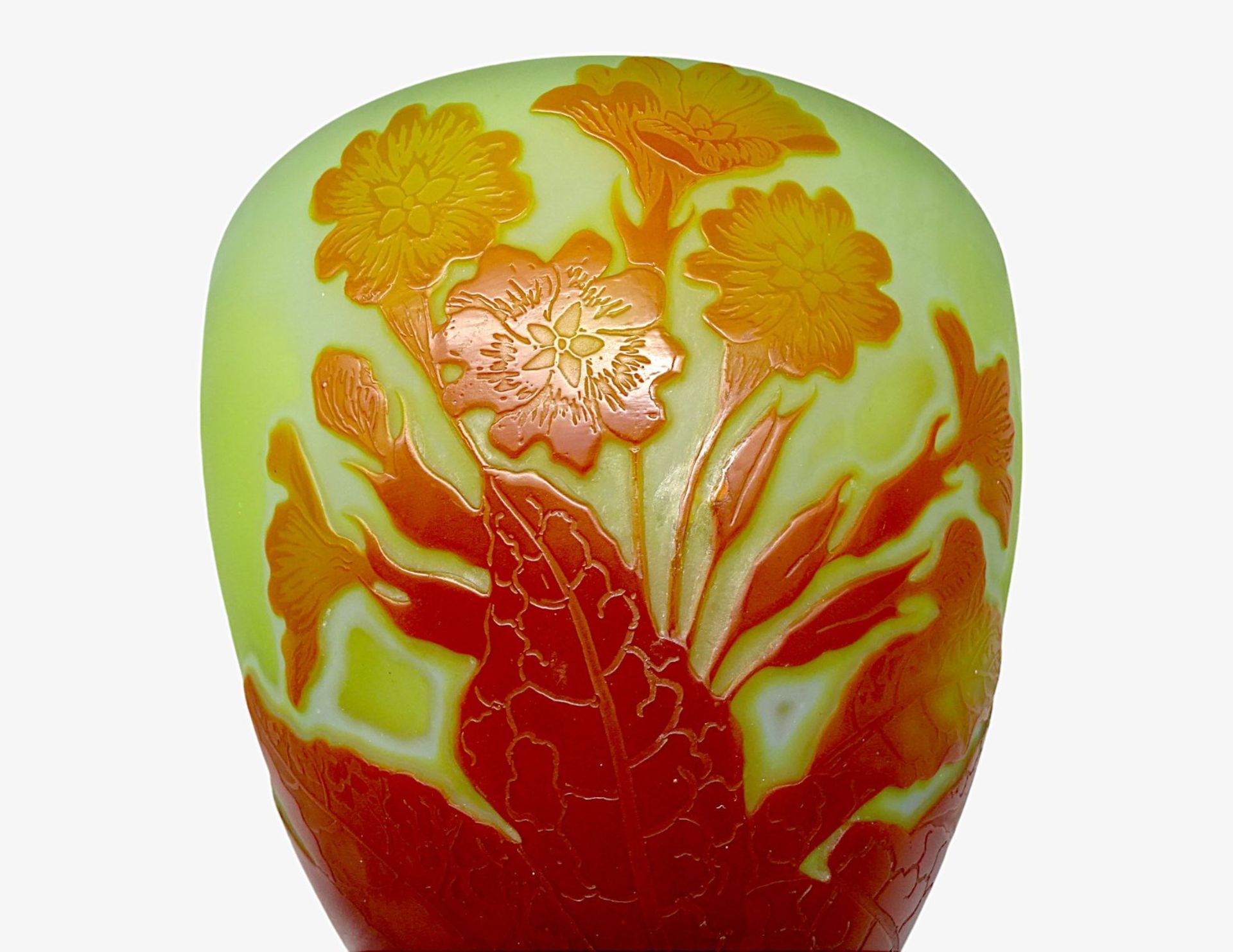 Jugendstil Vase von " Gallé, Émile ( 1846 - 1904 ) " um 1910  - Bild 8 aus 8