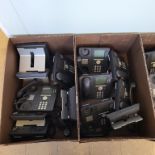 2 boxes of avaya desk phones