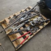 Lot - air tools, hand tools