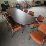 Conference table and chairs