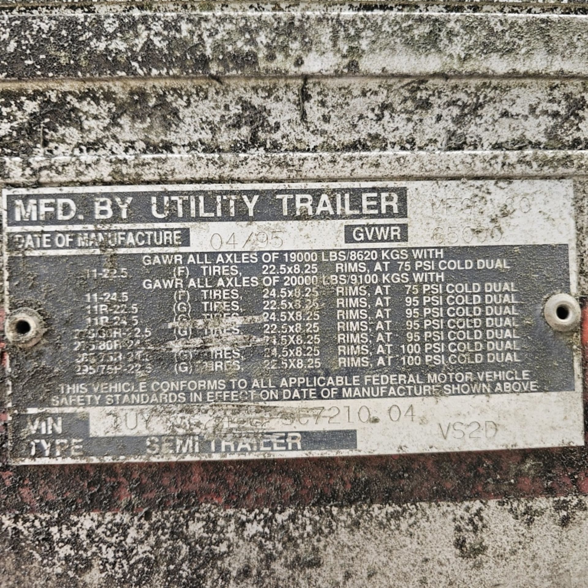 1995 Utility Box Trailer - Image 5 of 5