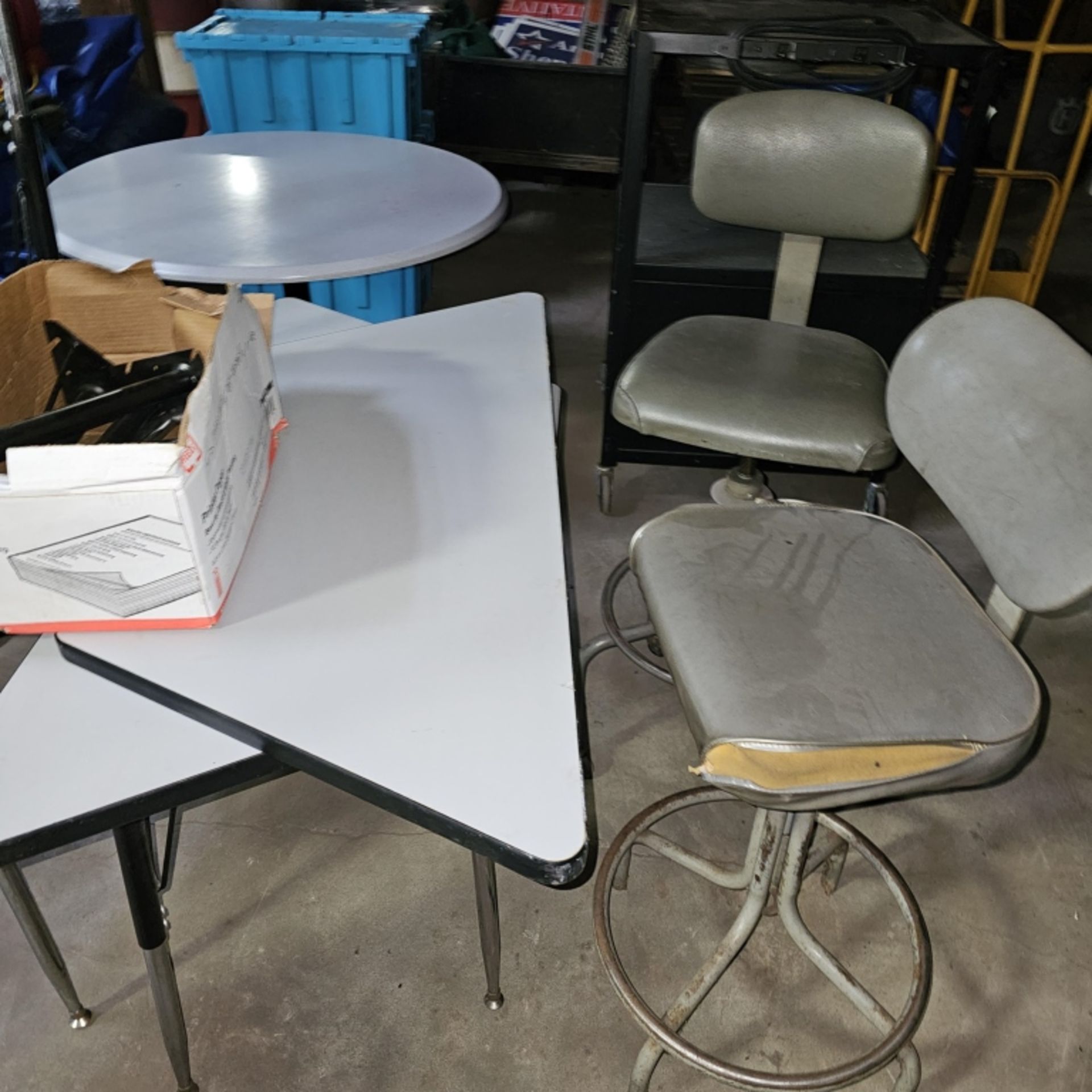 Lot - Tables, Chairs, Standing Lamps