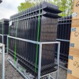 10ft x 7ft galvanized steel fence 20 panels