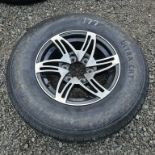 1x Ultra 225 75 15 Tire On Rims