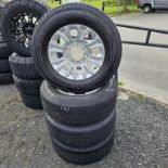 4x Continental 275 65 18 Tires On 8 Lug Aluminum