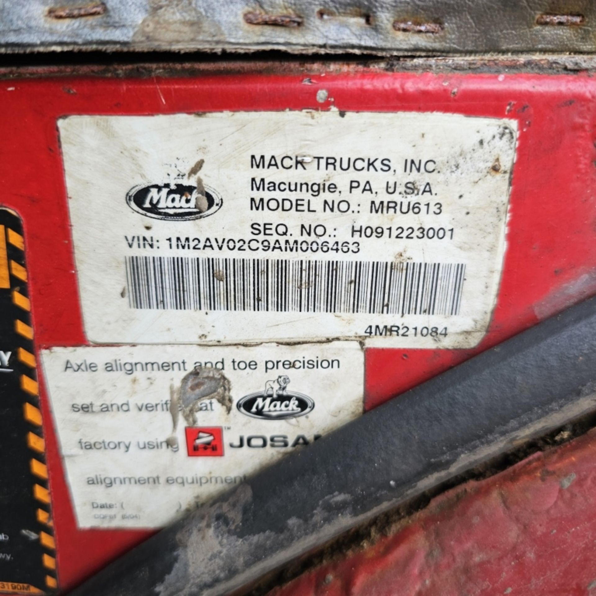 2010 Mack Mru613 Rear Load Packer - Image 4 of 14