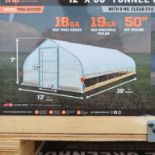 12' By 30' Tunnel Greenhouse Grow Tent