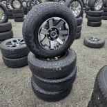 4x Bridgestone 245 75 17 Tires On Toyota Rims