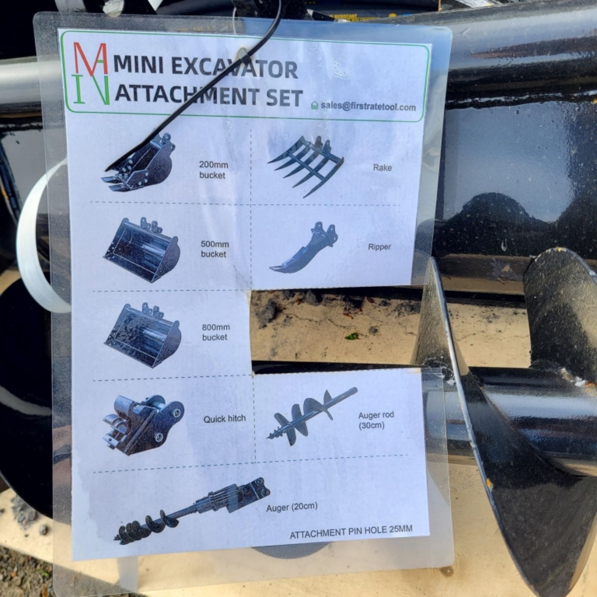 Miva Mini excavator attachment set - Image 2 of 2