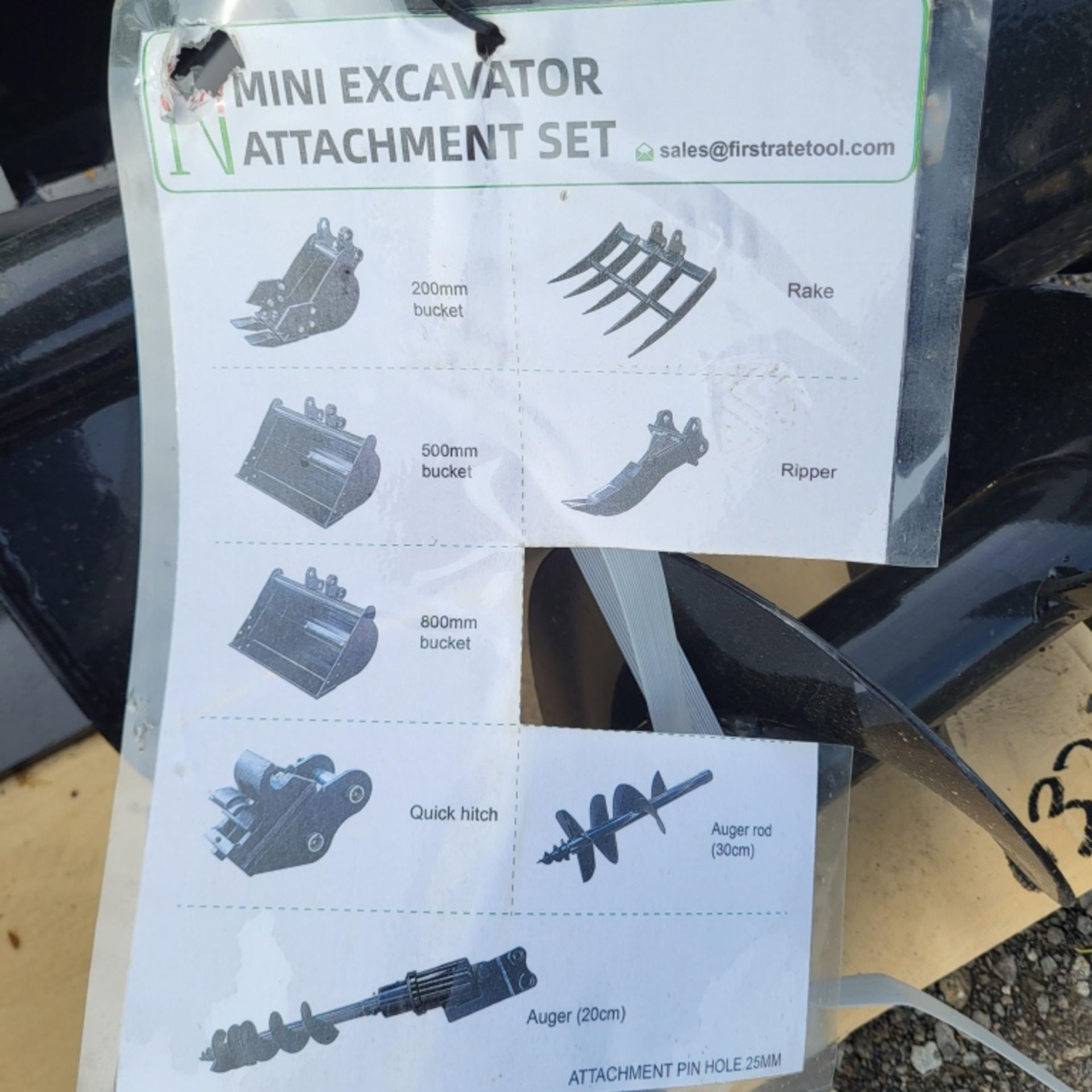 Miva Mini excavator attachment set - Image 2 of 2