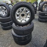 4x Goodyear 275 65 20 Tires On Aluminum Rims