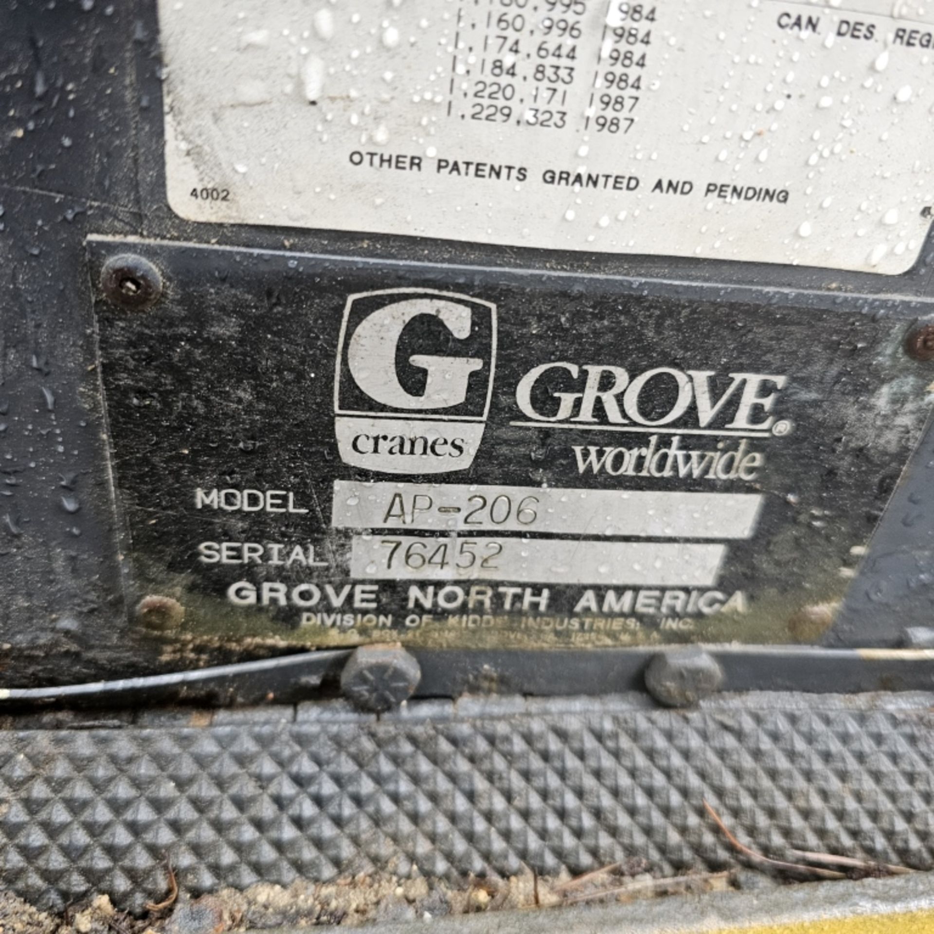 Grove Crane AP-206 - Image 11 of 11
