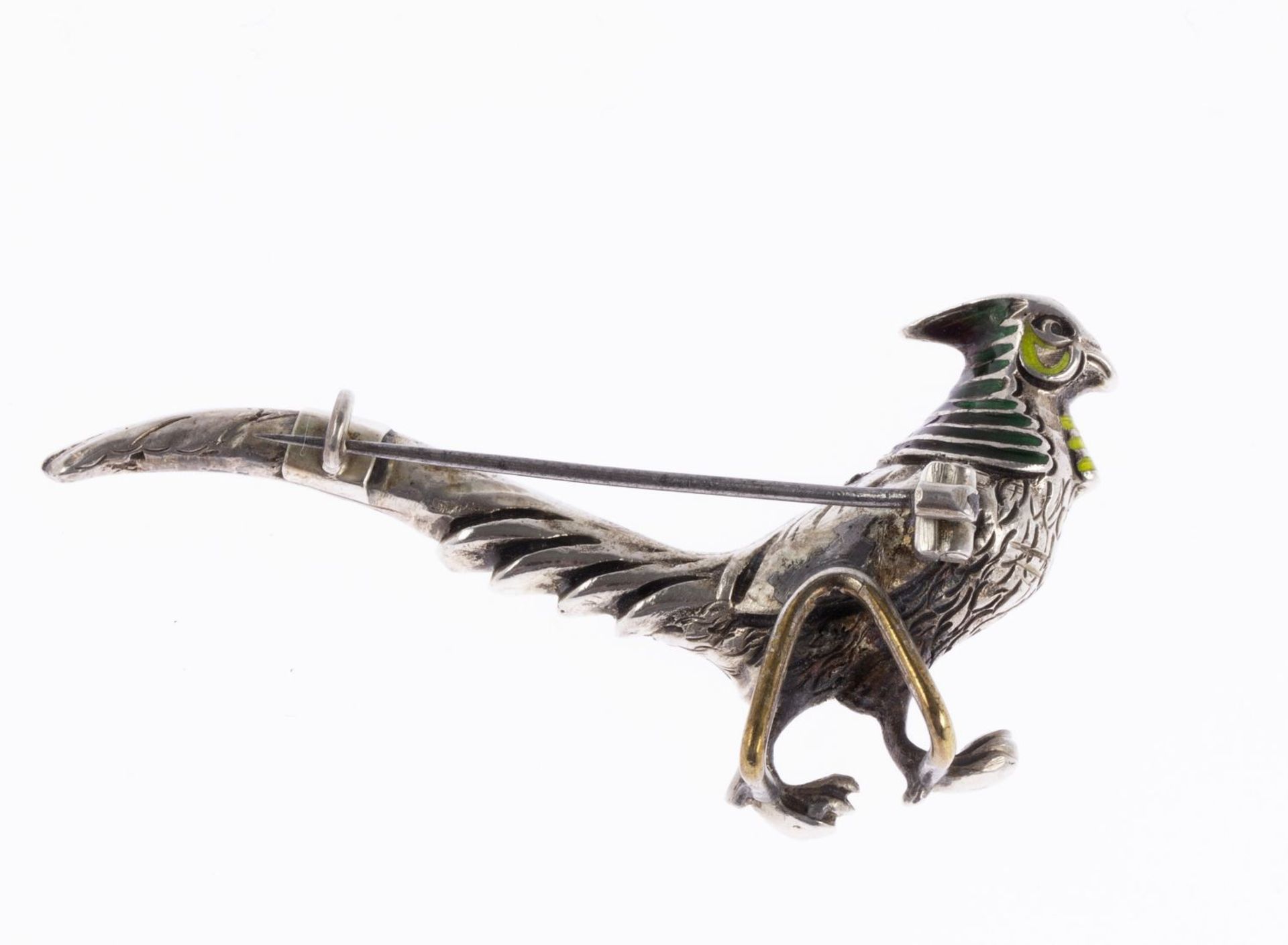 Brosche in Form eines Vogels Silber - Image 2 of 2