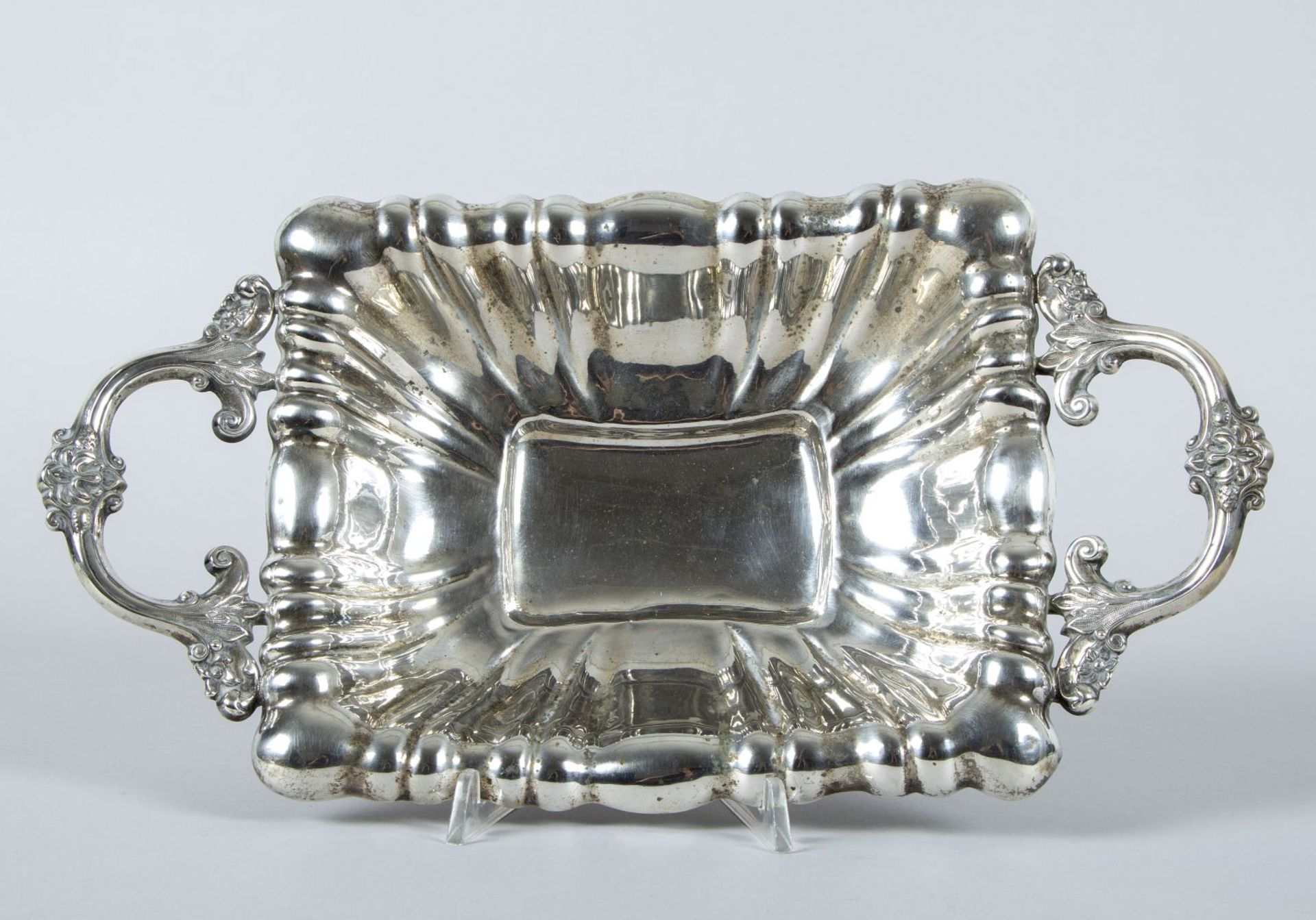 Biedermeier-Schale Silber 12-lötig. - Bild 2 aus 2