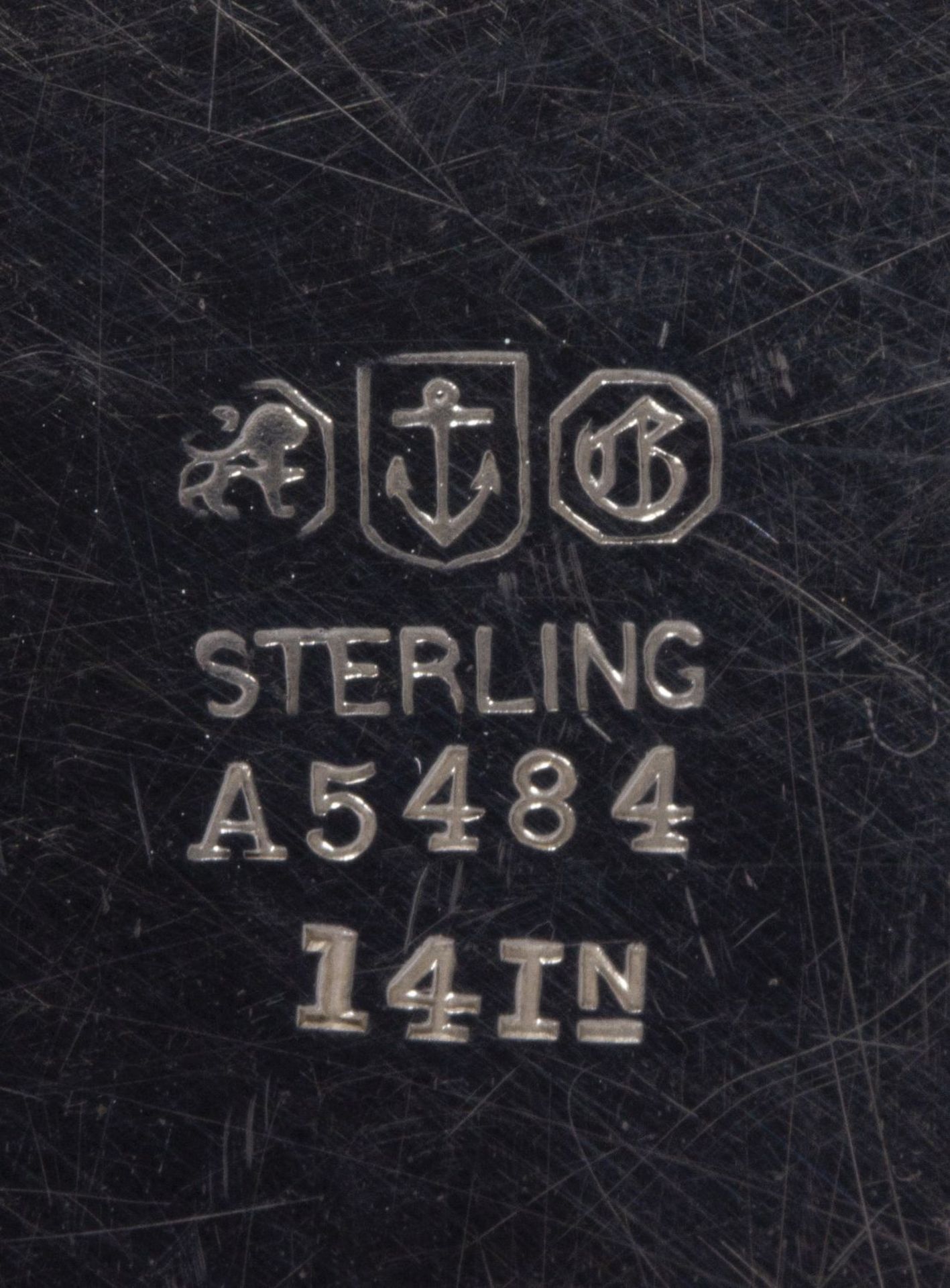 Ovale Platte und Teller Sterlingsilber - Bild 3 aus 3