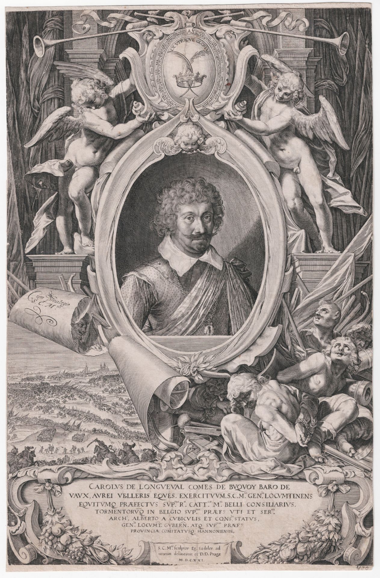 Aegidius Sadeler II (1570-1629), Charles Bonaventure de Longueval (1571-1621)