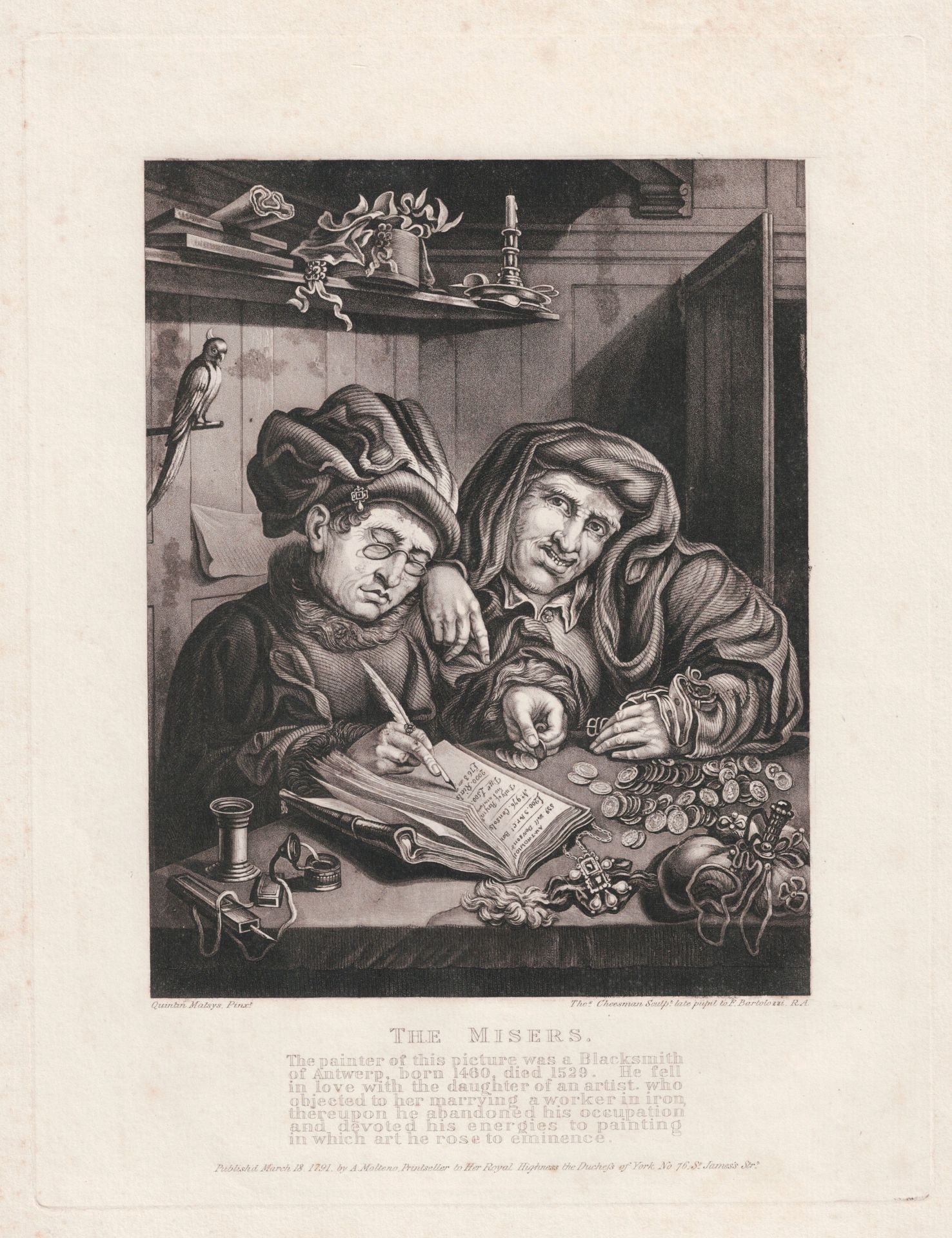 Quinten Massijs (1466-1530), Thomas Cheesman (1760-1835)