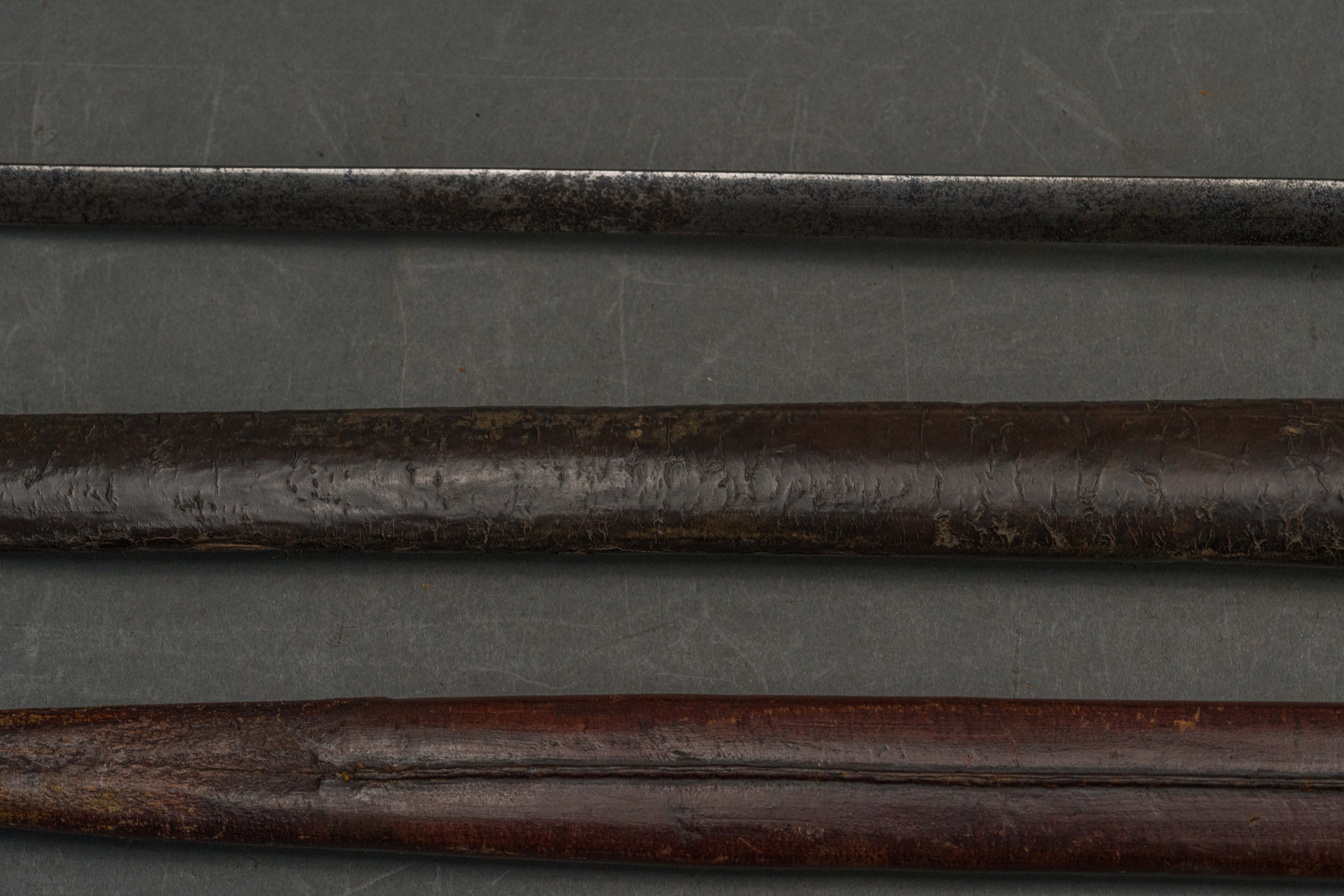 A NORTH EUROPEAN SMALL SWORD AND TWO SCABBARDS - Image 5 of 12