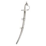 AN ARAB SILVER-MOUNTED SWORD (SHAMSHIR) FOR A CHILD, 19TH CENTURY