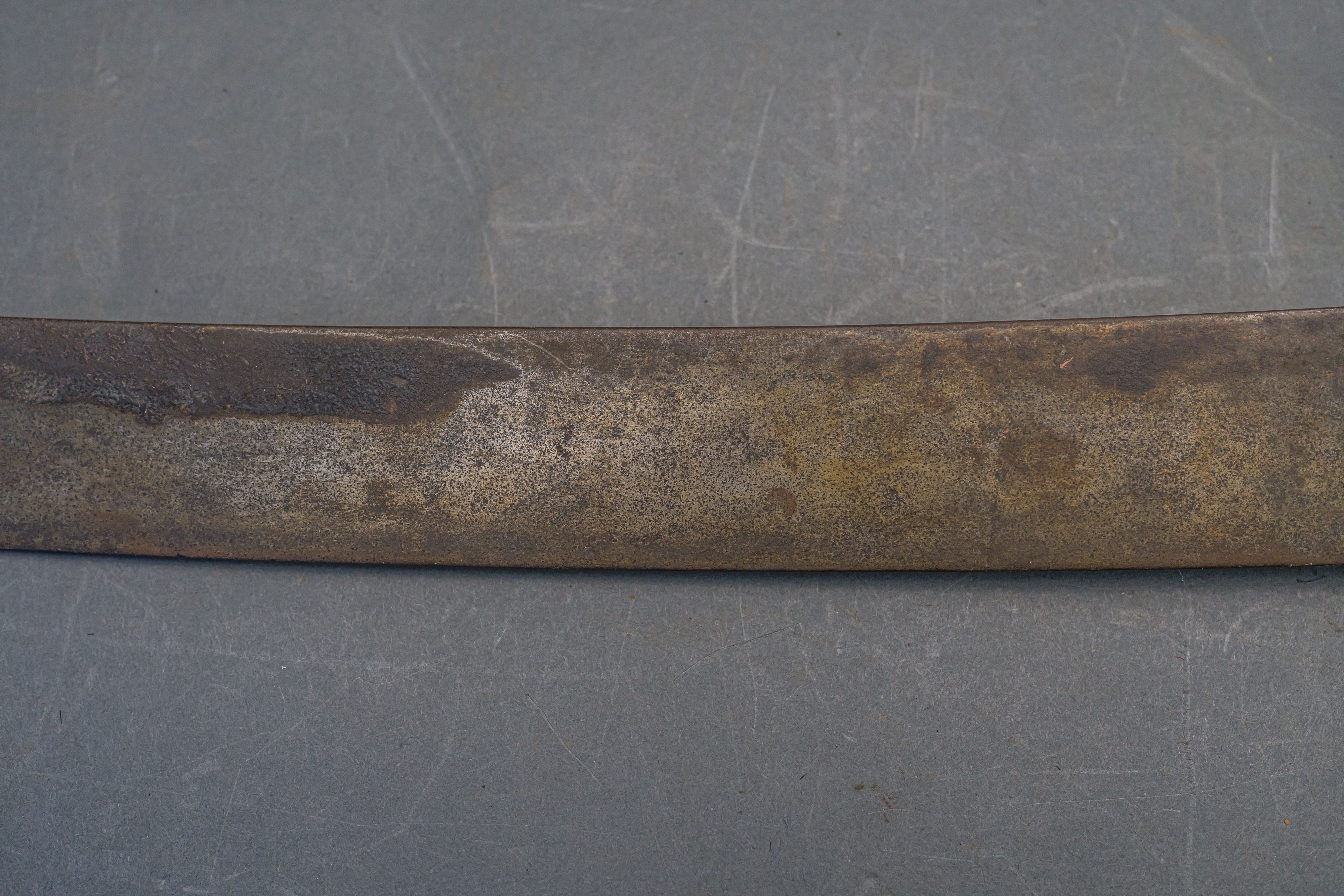 TWO AFRICAN AXES, A BOOMERANG AND A FRENCH MODEL 1816 INFANTRY SHORTSWORD (BRIQUET) - Image 7 of 23