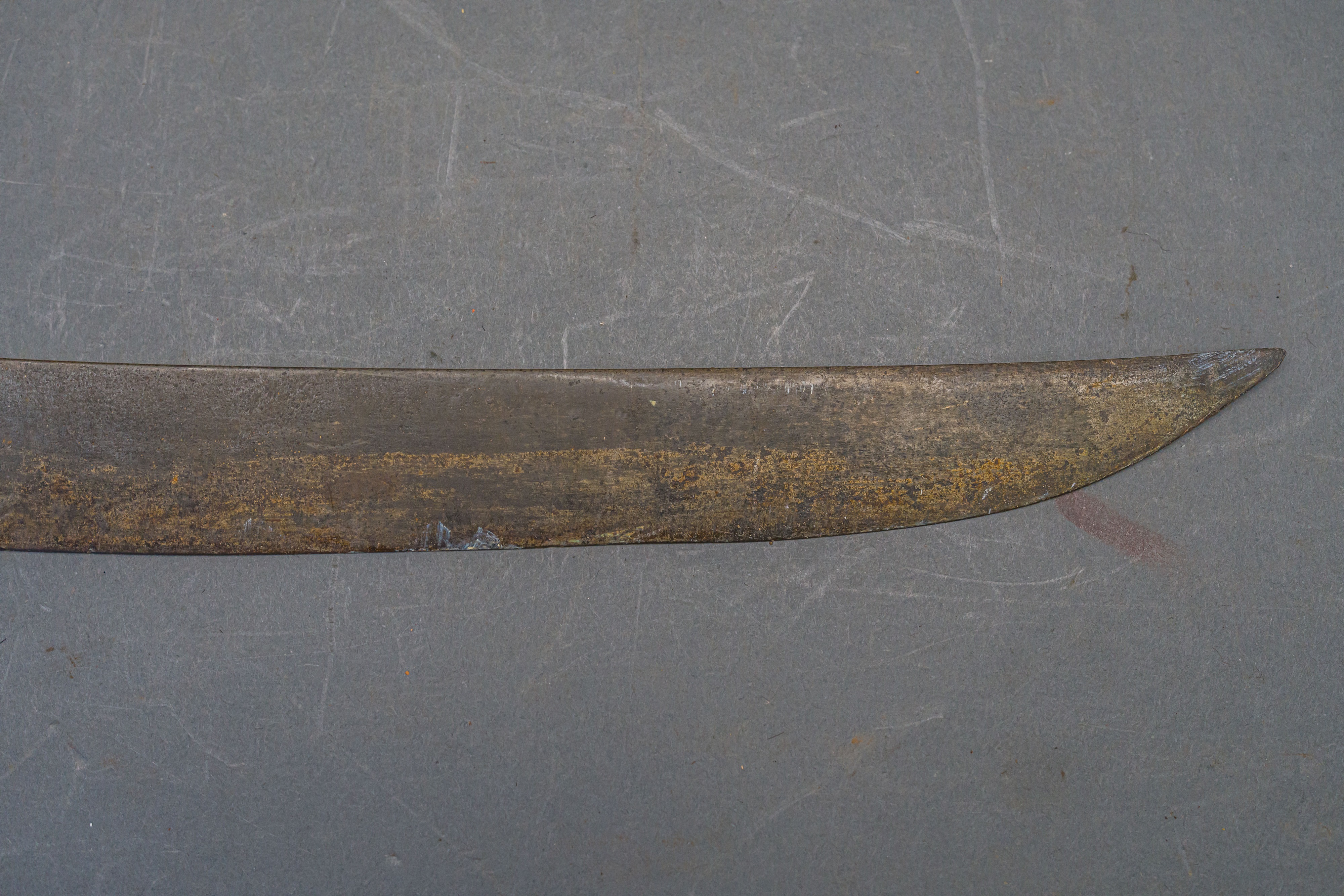 TWO AFRICAN AXES, A BOOMERANG AND A FRENCH MODEL 1816 INFANTRY SHORTSWORD (BRIQUET) - Image 5 of 23