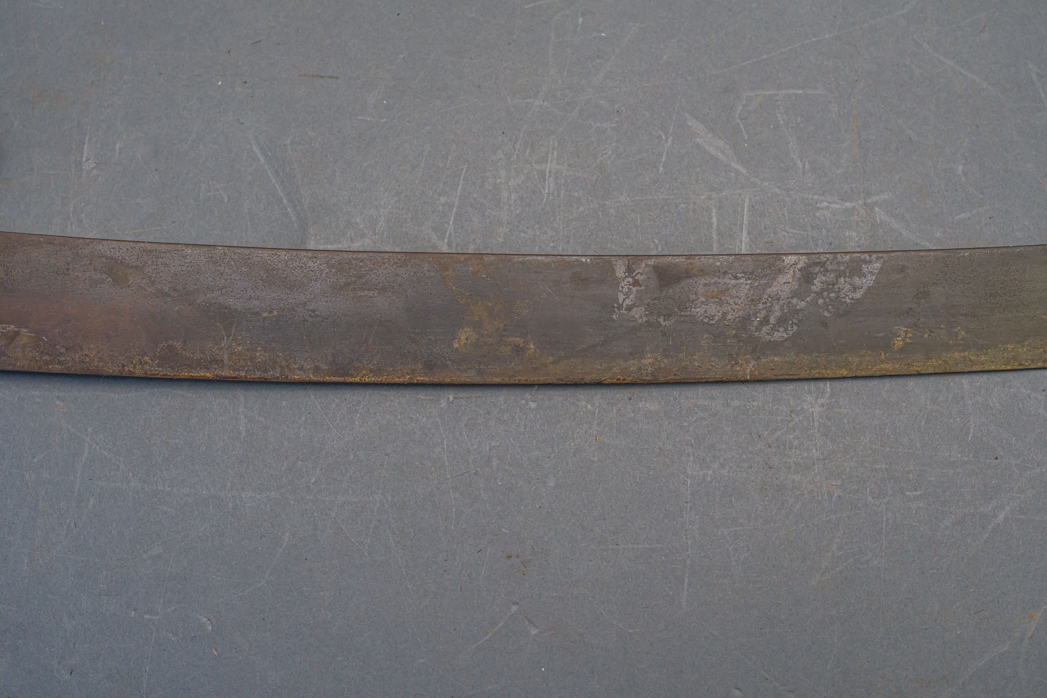 TWO AFRICAN AXES, A BOOMERANG AND A FRENCH MODEL 1816 INFANTRY SHORTSWORD (BRIQUET) - Image 3 of 23